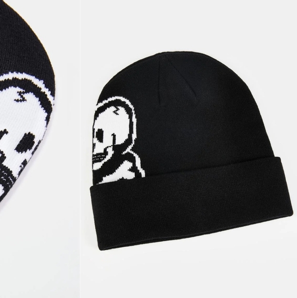 TOKIDOKI Double Skull Beanie/Toque/Skully/Wooly Hat/Toboggan/Knit Cap/Snow Cap - Picture 3 of 16